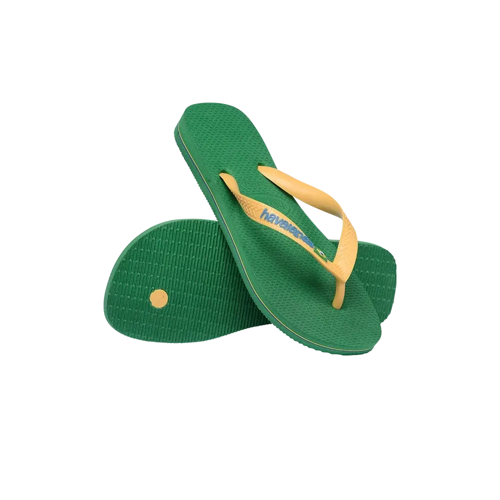 Havaianas - Brasil Logo Green Yellow Flip-Flops