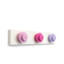 Barre De Patères Murales - Rose, Violet & Lavande
