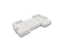 Montaigne - Panoramic Convertible Trunk Sofa - Bouclette Fabric - Left Corner