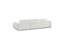 Montaigne - Panoramic Convertible Trunk Sofa - Bouclette Fabric - Left Corner