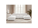 Montaigne - Panoramic Convertible Chest Sofa - Bouclette Fabric - Right Angle