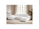 Montaigne - Panoramic Convertible Chest Sofa - Bouclette Fabric - Right Angle