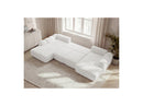 Montaigne - Panoramic Convertible Chest Sofa - Bouclette Fabric - Right Angle