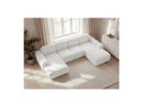 Montaigne - Panoramic Convertible Trunk Sofa - Bouclette Fabric - Left Corner
