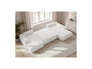 Montaigne - Panoramic Convertible Trunk Sofa - Bouclette Fabric - Left Corner