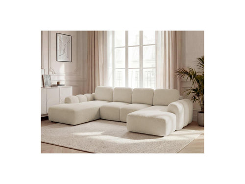 Montaigne - Panoramic Convertible Chest Sofa - Bouclette Fabric - Right Angle