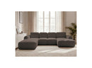 Montaigne - Panoramic Convertible Chest Sofa - Bouclette Fabric - Right Angle