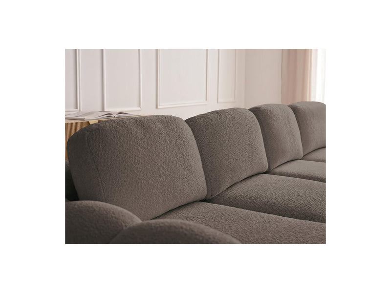 Montaigne - Panoramic Convertible Chest Sofa - Bouclette Fabric - Right Angle