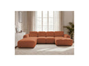 Montaigne - Panoramic Convertible Chest Sofa - Bouclette Fabric - Right Angle