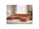 Montaigne - Panoramic Convertible Chest Sofa - Bouclette Fabric - Right Angle