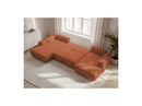 Montaigne - Panoramic Convertible Chest Sofa - Bouclette Fabric - Right Angle