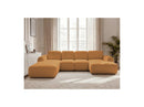 Montaigne - Panoramic Convertible Chest Sofa - Bouclette Fabric - Right Angle