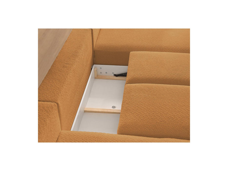 Montaigne - Panoramic Convertible Chest Sofa - Bouclette Fabric - Right Angle