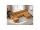 Montaigne - Panoramic Convertible Trunk Sofa - Bouclette Fabric - Left Corner