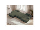 Montaigne - Panoramic Convertible Chest Sofa - Bouclette Fabric - Right Angle