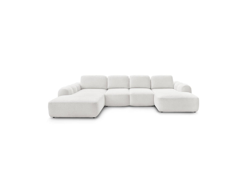 Montaigne - Panoramic Convertible Chest Sofa - Bouclette Fabric - Right Angle