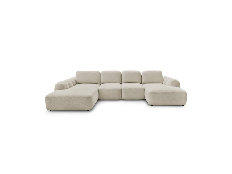 Montaigne - Panoramic Convertible Chest Sofa - Bouclette Fabric - Right Angle