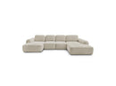 Montaigne - Panoramic Convertible Trunk Sofa - Bouclette Fabric - Left Corner