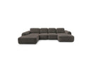 Montaigne - Panoramic Convertible Chest Sofa - Bouclette Fabric - Right Angle