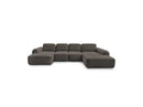Montaigne - Panoramic Convertible Trunk Sofa - Bouclette Fabric - Left Corner
