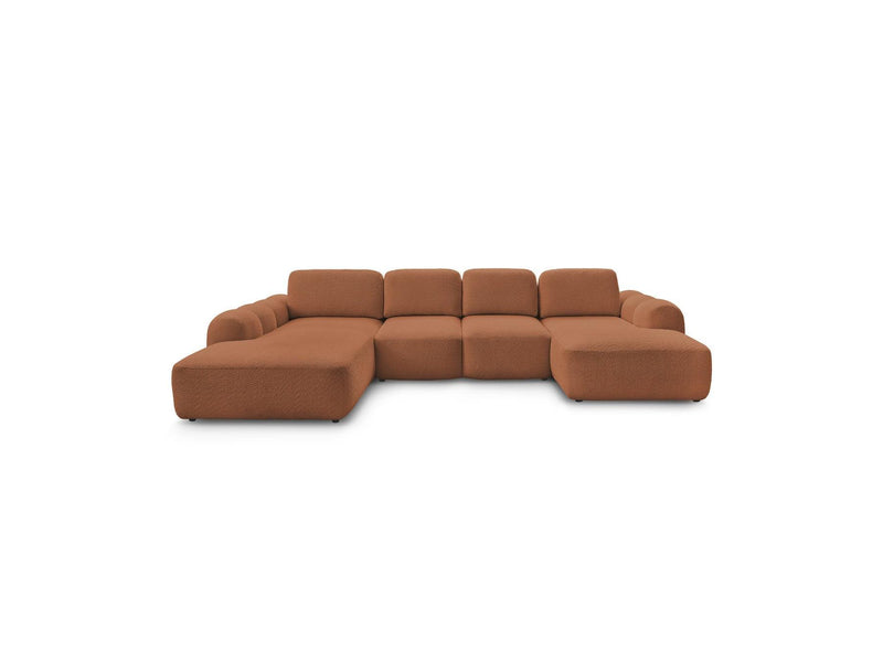 Montaigne - Panoramic Convertible Chest Sofa - Bouclette Fabric - Right Angle
