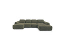 Montaigne - Panoramic Convertible Trunk Sofa - Bouclette Fabric - Left Corner