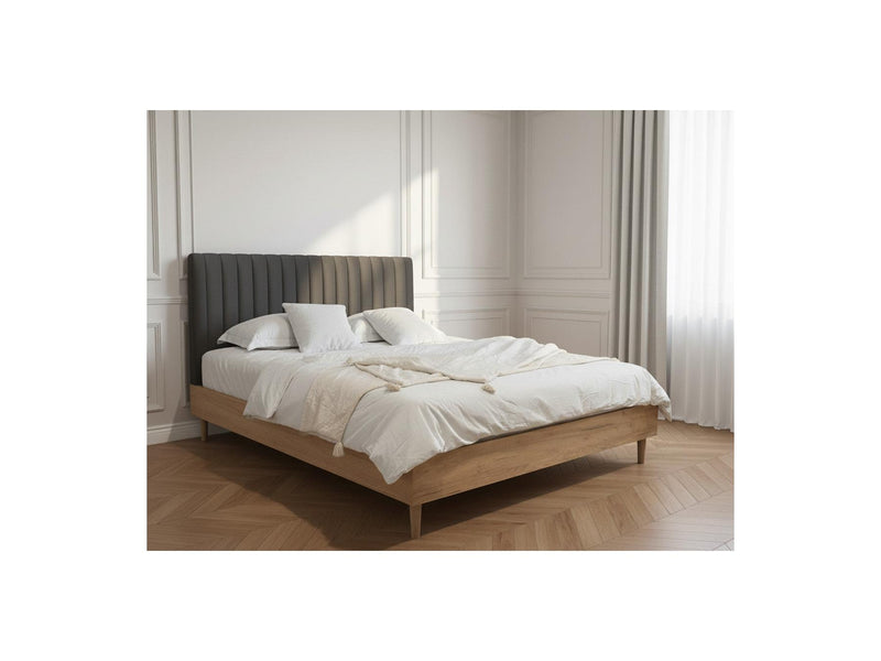 Oceane - Bed With Solid Slats - Velvet