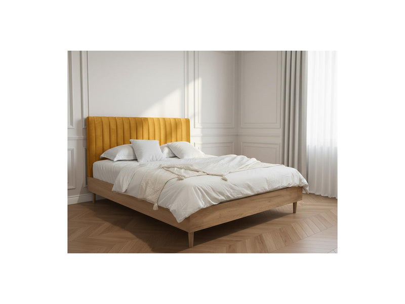 Oceane - Bed With Solid Slats - Velvet