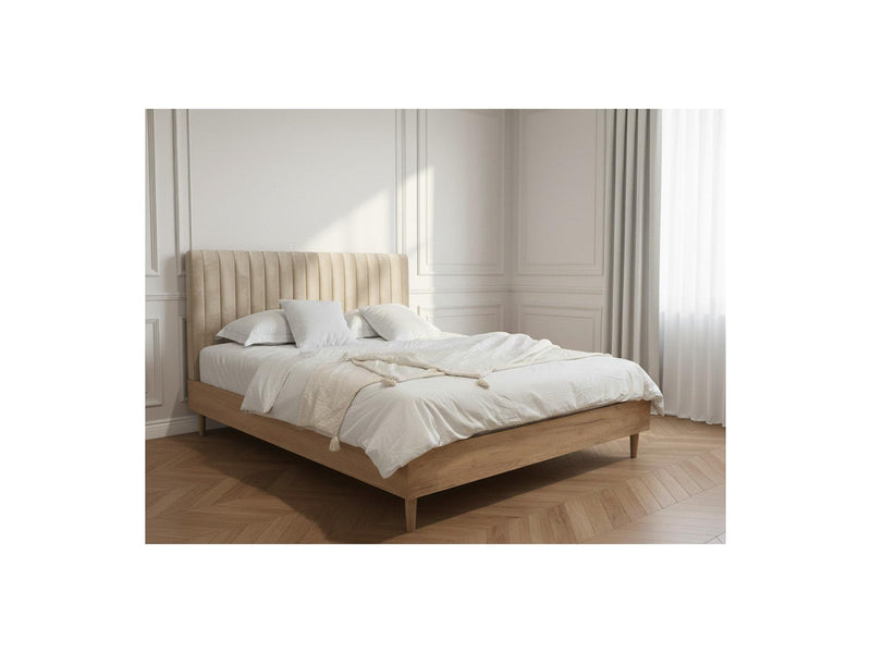 Oceane - Bed With Solid Slats - Velvet