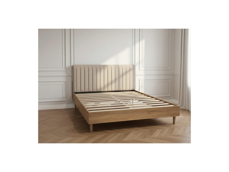 Oceane - Bed With Solid Slats - Velvet