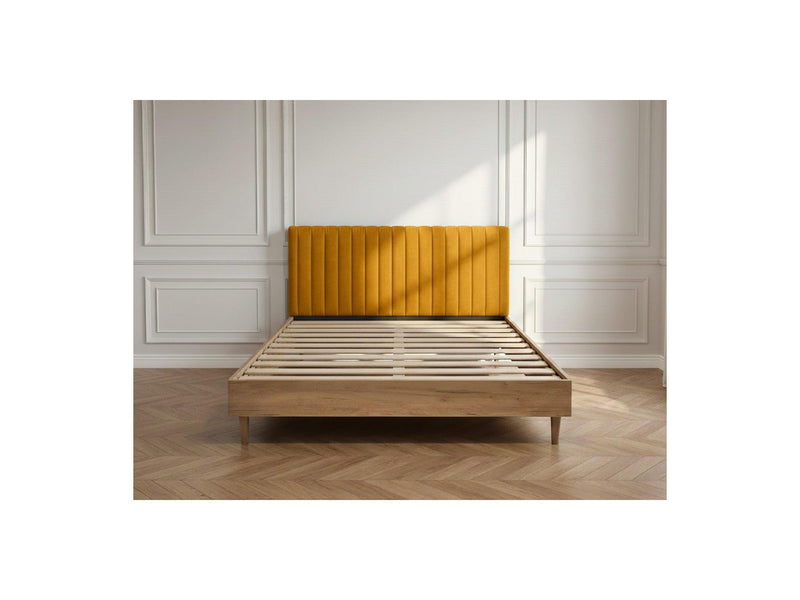 Oceane - Bed With Solid Slats - Velvet