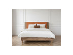 Lior - Cama con lamas macizas - Patas de madera natural