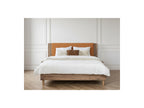 Lior - Cama con lamas macizas - Patas de madera natural