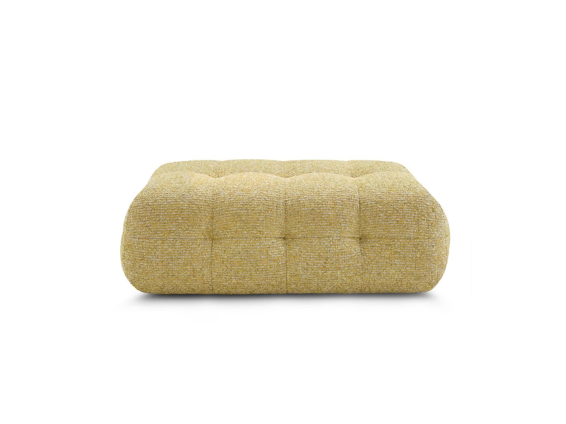 Laura - Grand Pouf - Tissu Chiné