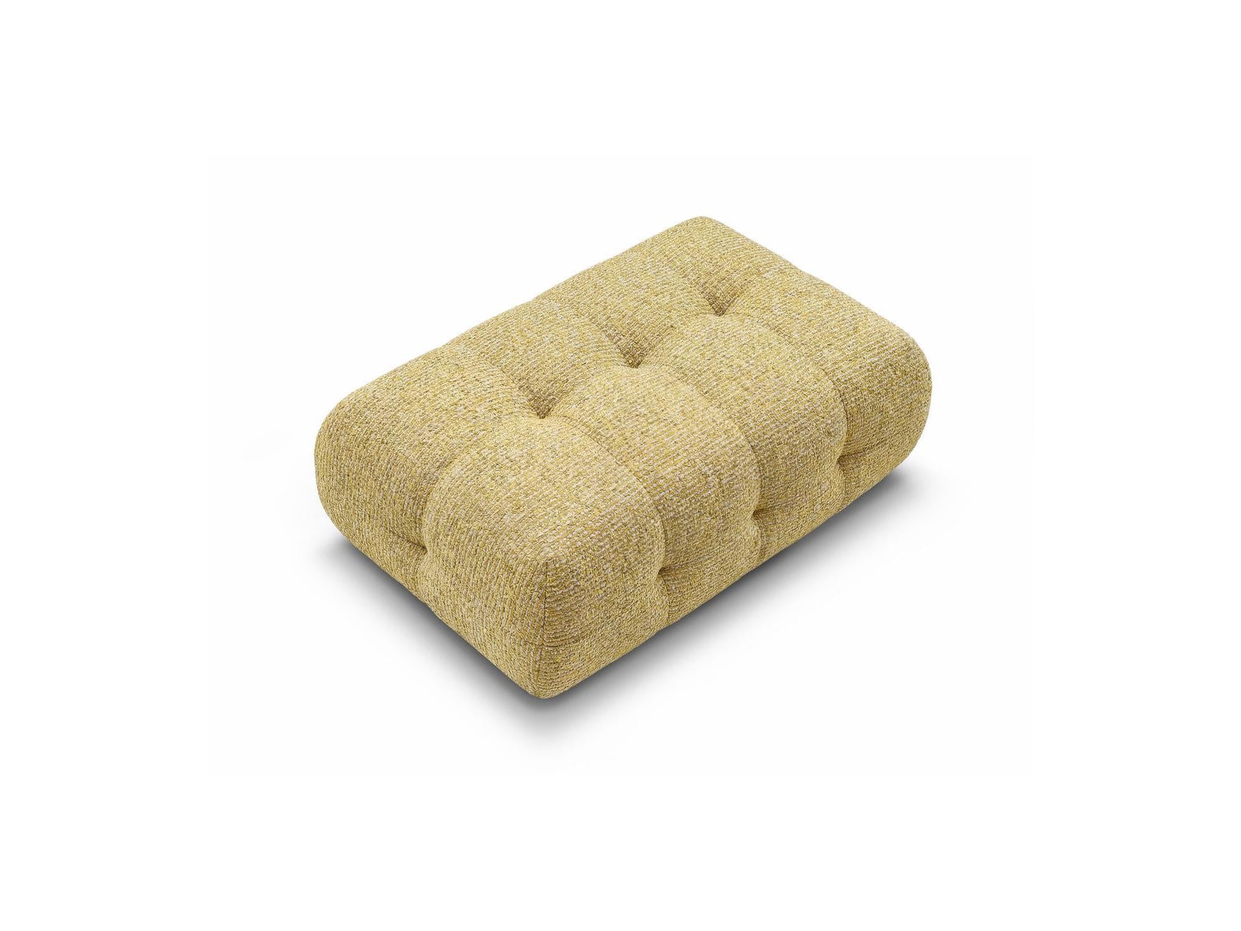 Laura - Grand Pouf - Tissu Chiné