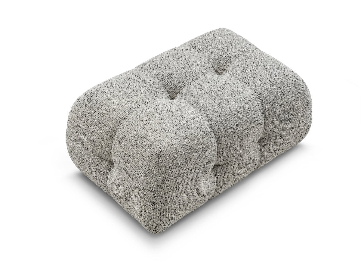 Pouf Petit Laura Tissu Chiné
