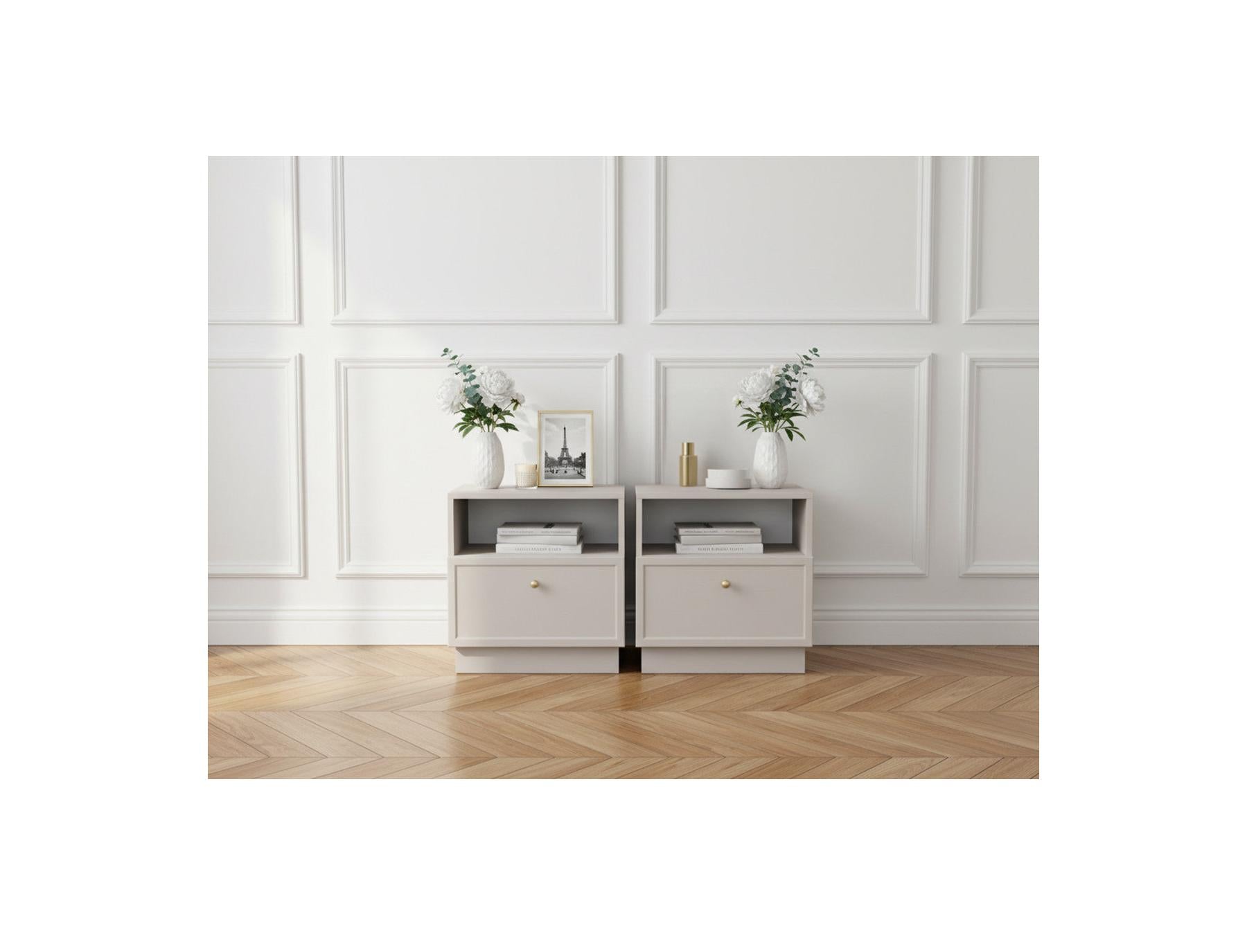 Lorina - Lot De 2 Tables De Chevet 1 Tiroir