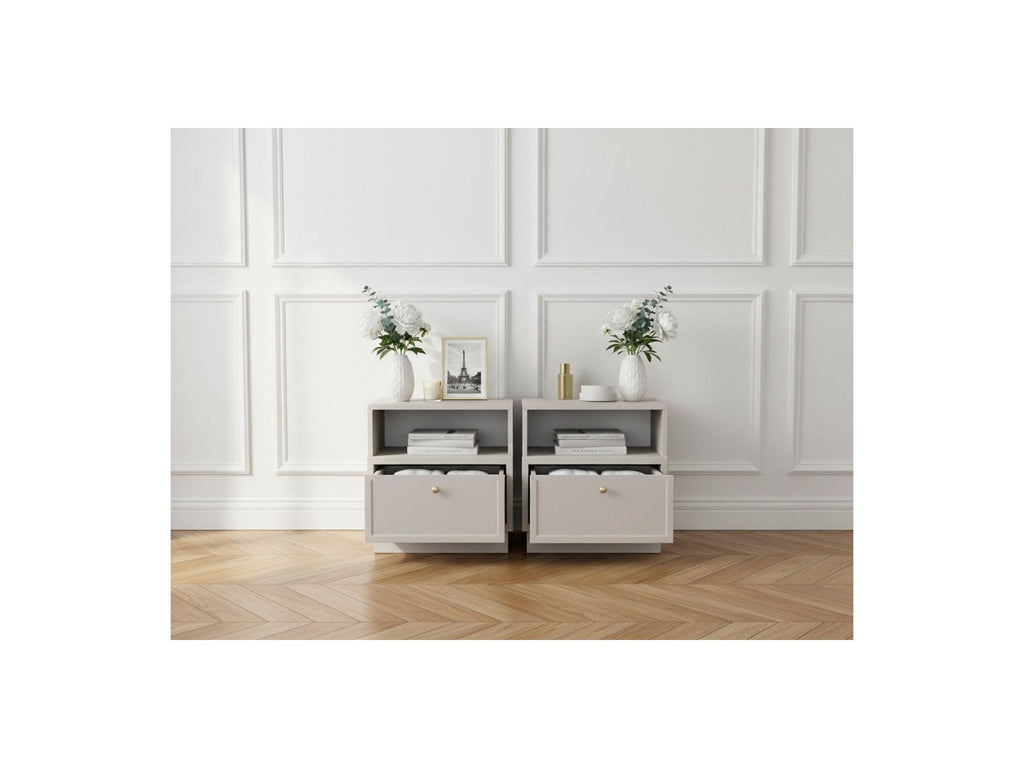 Lorina - Lot De 2 Tables De Chevet 1 Tiroir