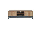 Bergerac - Ensemble Avec Meuble + Table Basse En Bois Massif De Manguier
