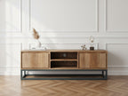 Bergerac - Ensemble Avec Meuble + Table Basse En Bois Massif De Manguier