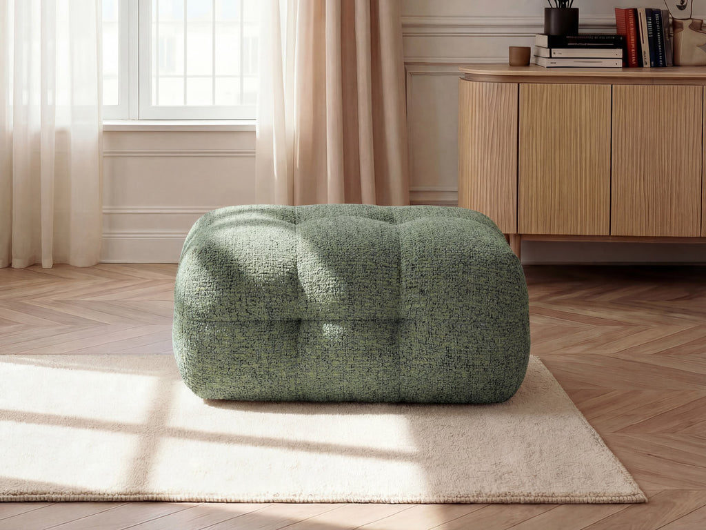 Pouf Petit Laura Tissu Chiné