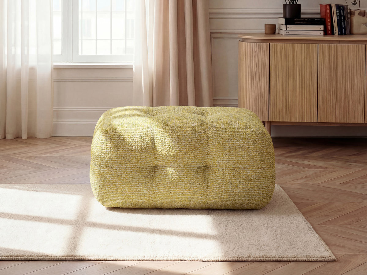 Pouf Petit Laura Tissu Chiné