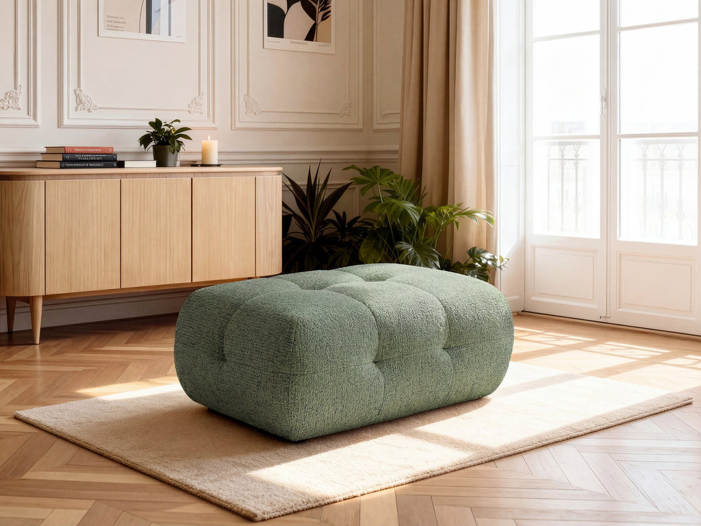 Pouf Petit Laura Tissu Chiné