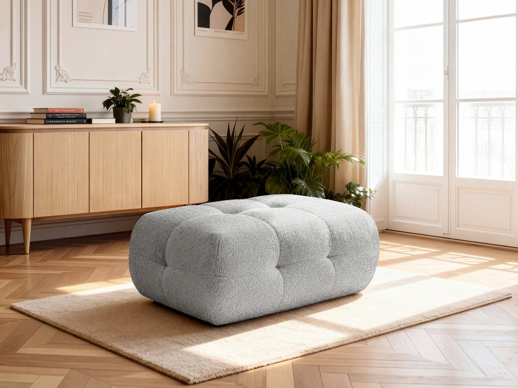 Pouf Petit Laura Tissu Chiné