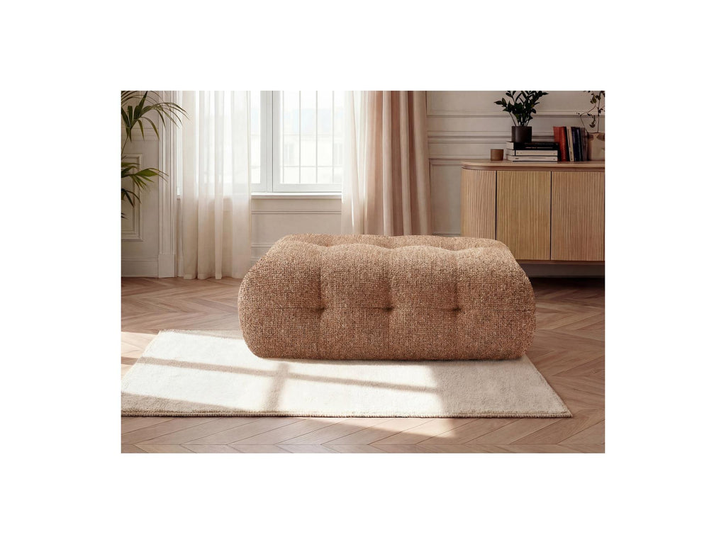 Laura - Grand Pouf - Tissu Chiné