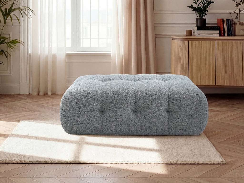 Laura - Grand Pouf - Tissu Chiné