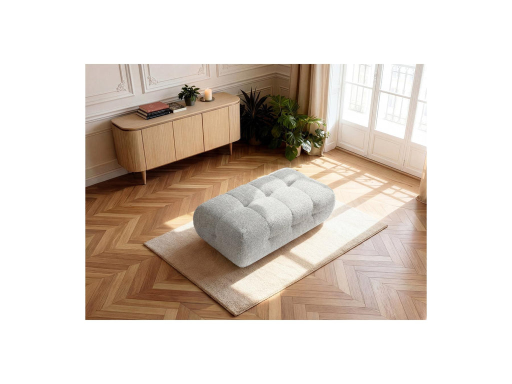 Laura - Grand Pouf - Tissu Chiné