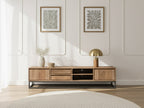 Bergerac - Ensemble Avec Meuble + Table Basse En Bois Massif De Manguier