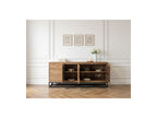 Bergerac - Ensemble Avec Buffet 190 Cm + Table Basse Bois Massif De Manguier