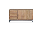 Bergerac - Ensemble Avec Buffet 150 Cm + Table Basse Bois Massif De Manguier